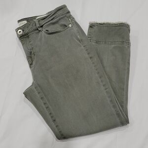 J. Jill Women's Authentic Fit cropped cuffed denim pants Size 4